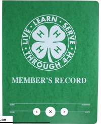Record Book, 4-H